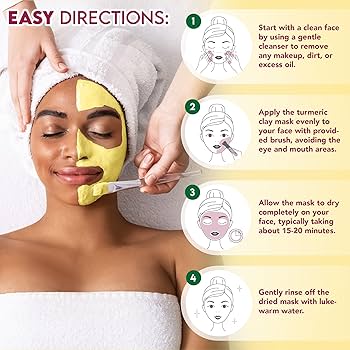 Amazon.com : ORGANIC EXTRACT Turmeric Face Mask – 4.2 fl oz